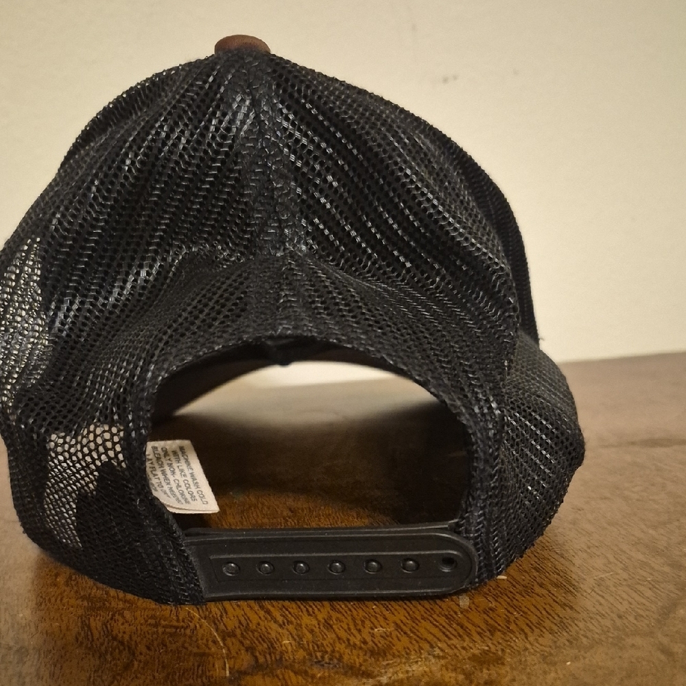 Duluth Trading Co Brown and Gray 'DIY or DIE' Trucker Hat - Picture 4 of 5